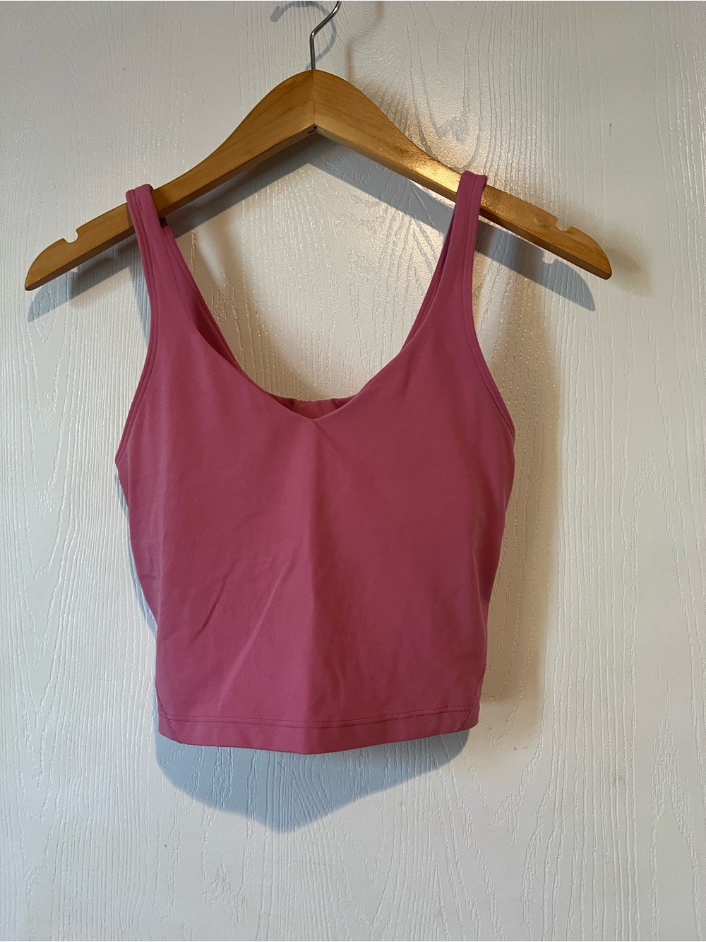 lululemon athletica Pink Crop Tank Top
